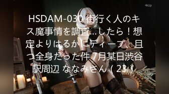 HSDAM-030 街行く人のキス魔事情を調査…したら！想定よりはるかにディープ、且つ全身だった件 7月某日渋谷駅周辺 ななみさん（23）