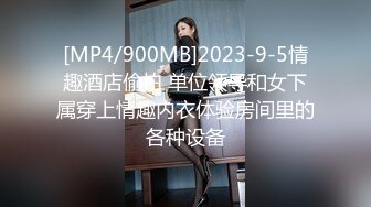 [MP4/900MB]2023-9-5情趣酒店偷拍 单位领导和女下属穿上情趣内衣体验房间里的各种设备