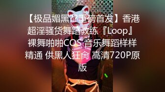 【极品媚黑??重磅首发】香港超淫骚货舞蹈教练『Loop』裸舞啪啪COS 音乐舞蹈样样精通 供黑人狂肏 高清720P原版