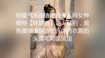 明星气质颜值巅峰秀人网女神模特【林煊煊】诱人私拍，黑色蕾丝情趣镂空连体内衣露奶头露毛勒逼挑逗