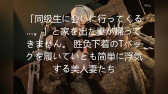 「同级生に会いに行ってくる…。」と家を出た妻が帰ってきません。 胜负下着のTバックを履いていとも简単に浮気する美人妻たち