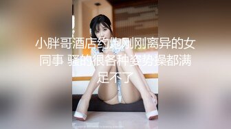 小胖哥酒店约炮刚刚离异的女同事 骚的很各种姿势操都满足不了