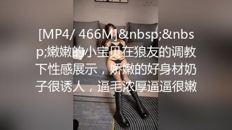 [MP4/ 466M]&nbsp;&nbsp;嫩嫩的小宝贝在狼友的调教下性感展示，娇嫩的好身材奶子很诱人，逼毛浓厚逼逼很嫩