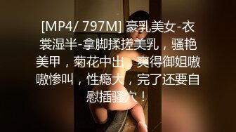 [MP4/ 797M] 豪乳美女-衣裳湿半-拿脚揉搓美乳，骚艳美甲，菊花中出，爽得御姐嗷嗷惨叫，性瘾大，完了还要自慰插骚穴！