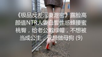 《极品反差淫妻泄密》露脸高颜值NTR人妻白皙性感蜂腰蜜桃臀，给老公戴绿帽，不想被当成公主，只想做母狗 (9)