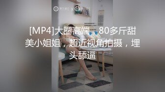 [MP4]大圈高端，80多斤甜美小姐姐，超近视角拍摄，埋头舔逼