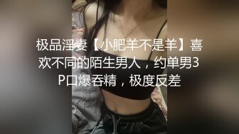 极品淫妻【小肥羊不是羊】喜欢不同的陌生男人，约单男3P口爆吞精，极度反差