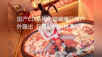 国产CD系列伪娘曦曦日常户外露出  在路边的长椅高潮射出